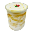 Mango Smoothie with Yogurt Cream Topping